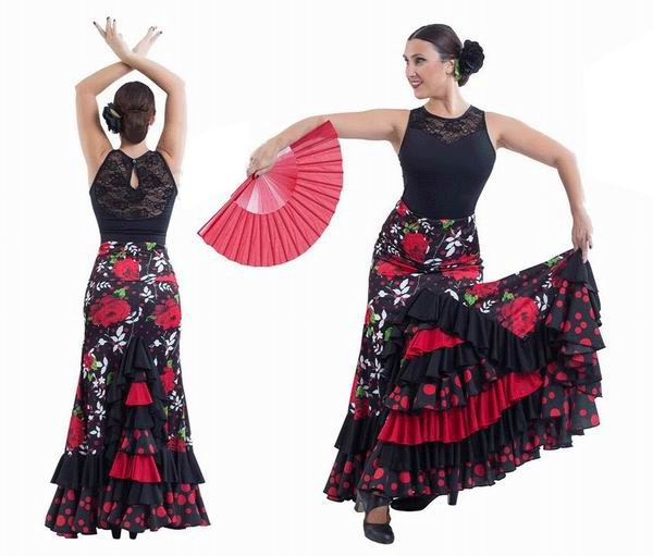 Happy Dance. Jupes de Flamenco pour les Entrainements ou Représentations. Ref. EF221PS22PS13PS80PS80PS43